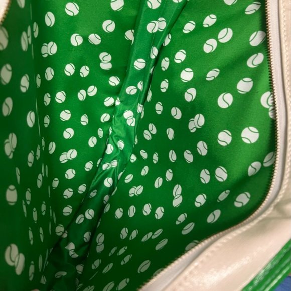 Kate Spade Make A Racquet Tennis racket Bag like new no tags RARE!! - Picture 12 of 16